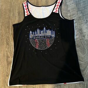 Women’s Black Kansas City Skyline Women's Tank Top